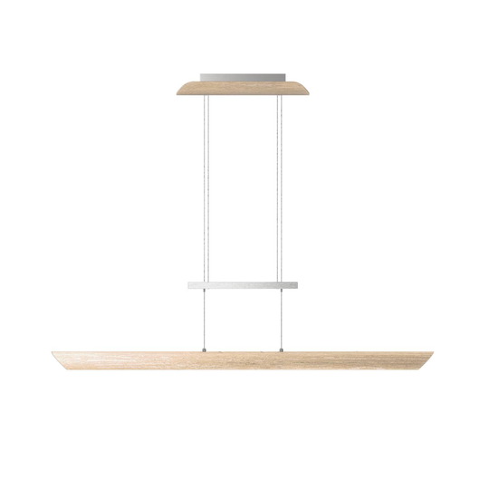 LED-riippuvalaisin Colombia S, kalkittu tammi