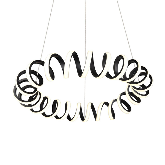 LED-riippuvalaisin Curl, SwitchDim, musta