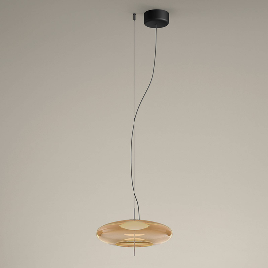 LEDS-C4 Plat-LED-riippuvalo epäkeskinen, meripihka