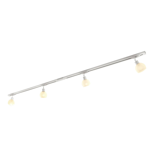 Lindby Jeanit -1-vaihe-LED-kisko, valkoinen