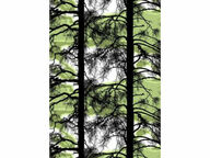 Vallila Kelohonka Valmisverho 140 x 250 cm, dark lime