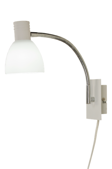 DEKA wall lamp, white (Valkoinen)