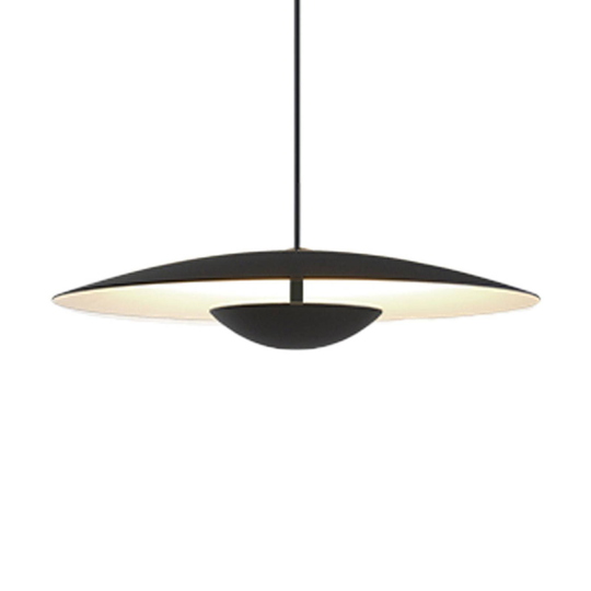 MARSET Ginger-LED-riippuvalo Triac Ø20cm musta/val
