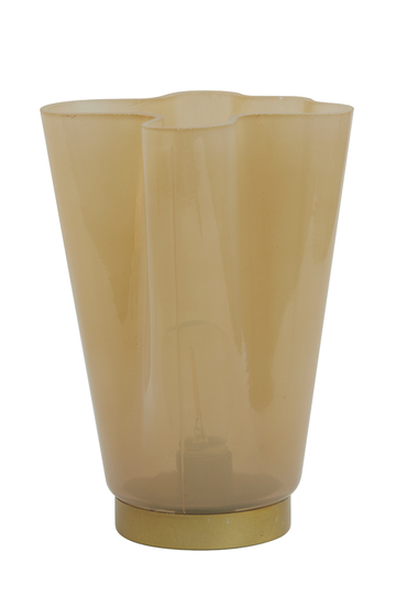 Table lamp LED Ø12,5x22 cm MALU glass peach (Vaaleanpunainen)