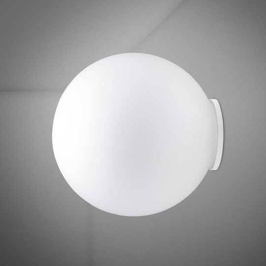 Fabbian Lumi Sfera -seinävalaisin lasia, Ø 40 cm
