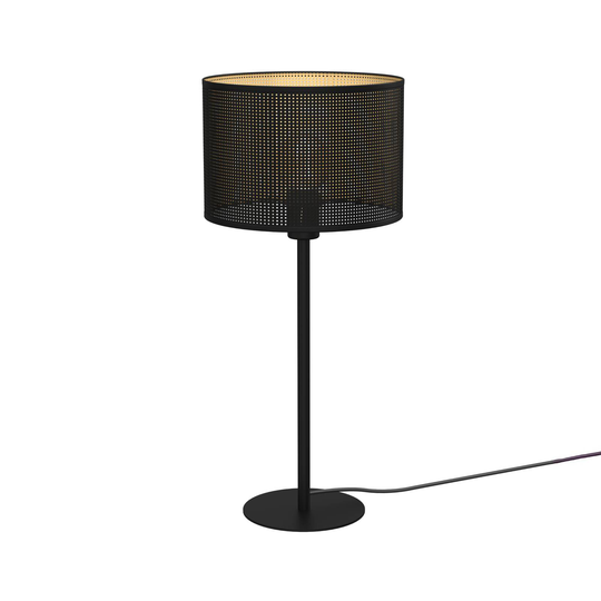 Jovin-pöytälamppu korkeus 56cm, musta/kulta