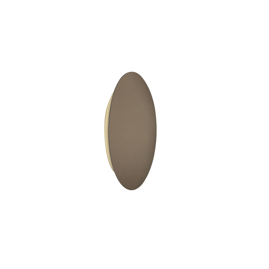 Escale Blade -LED-seinävalaisin pronssi Ø 24 cm