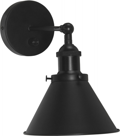 Anton Wall lamp (Musta)