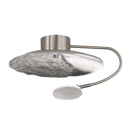 LED-kattovalaisin Rennes kaukosäätimellä, Ø 38cm