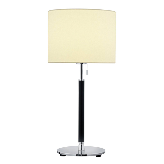 B-Leuchten Pull -pöytälamppu, kangasvarjostin 53cm