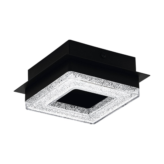 Fradelo 1 Led Ceiling / Wall light 1L / Crystal (Musta)
