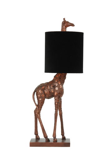 Giraffe table lamp (Pronssi)