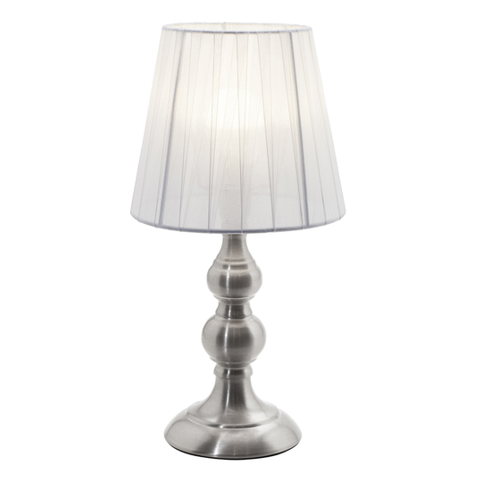 Louise table lamp (Harjattua terästä)