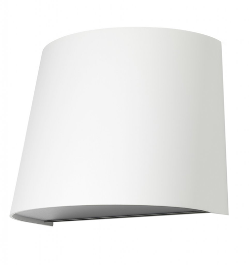 Gustav wall down E27 copper/clear cathedral glass (Valkoinen)