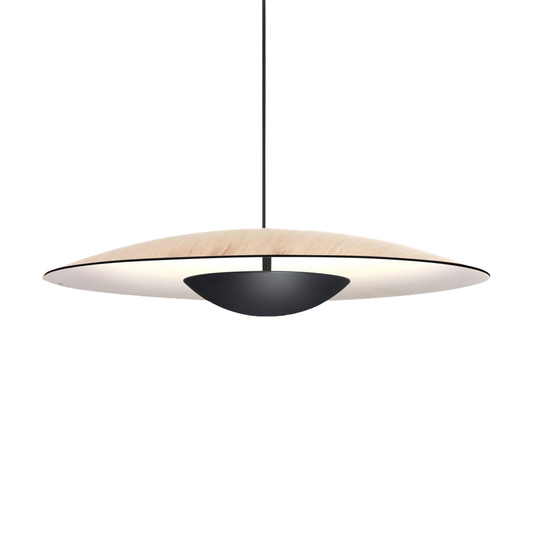 MARSET Ginger-LED-riippuvalo Triac Ø32cm tammi/val