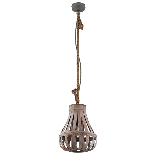 Lindby Haruno -riippuvalo rottinkia, 33 cm
