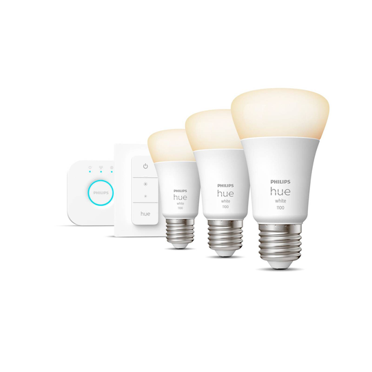 Philips Hue White 9,5 W E27 3 kpl, aloitussarja