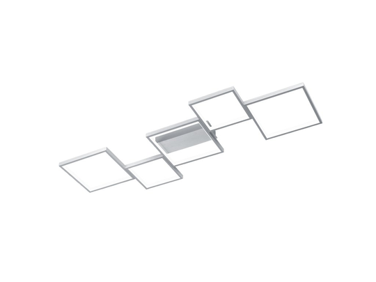 Sorrento ceiling lamp 120 cm brushed aluminum
