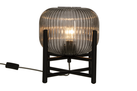 WIN table lamp large, black / smoke (Musta)