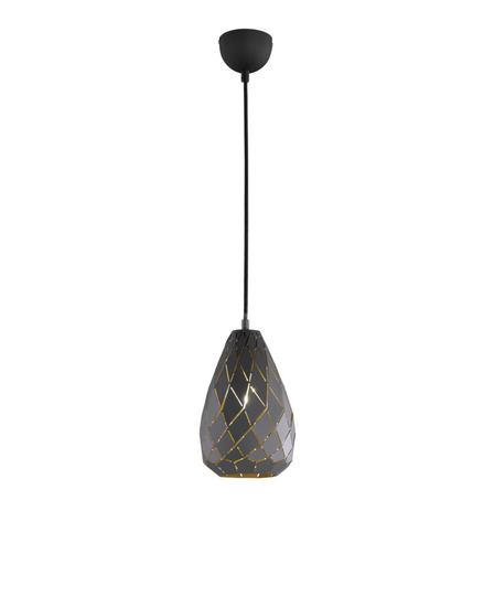 Onyx roof pendulum E27 anthracite / gold