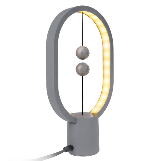 SEGULA Heng Balance Mini -LED-pöytälamppu harmaa