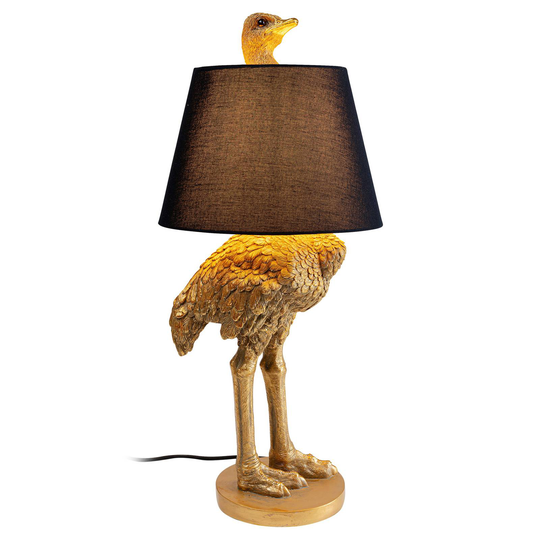 KARE Animal Ostrich -pöytälamppu strutsifiguurilla