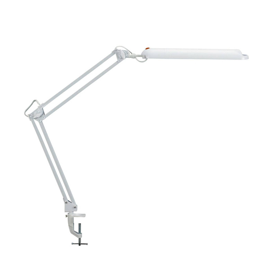 LED-pöytävalaisin Atlantic, pöytäkiinnike, valk.