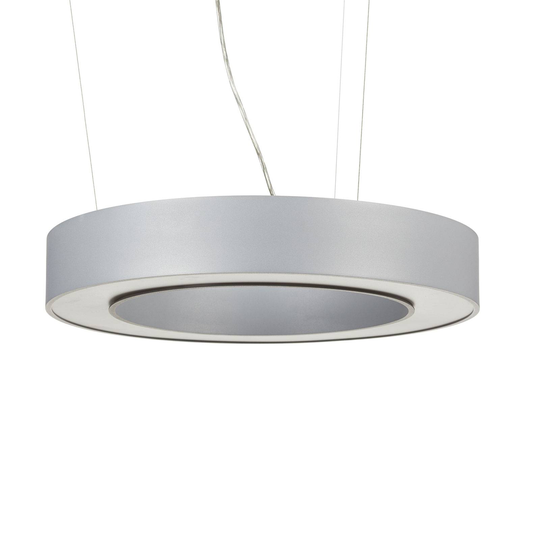 Arcchio Pietro -LED-riippuvalaisin hopea 50cm 30W