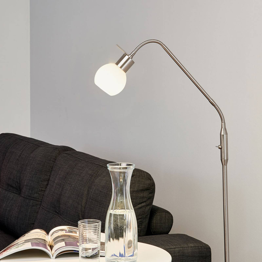 Kapea Elaina LED-lattiavalaisin, matta nikkeli