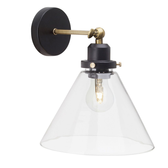 Ronald wall lamp (Kirkas / läpinäkyvä)