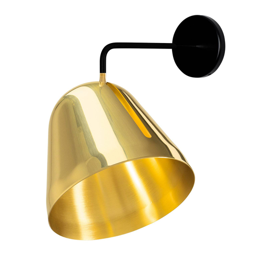 Nyta Tilt Wall Brass -seinävalo seinäkiinnikkeellä