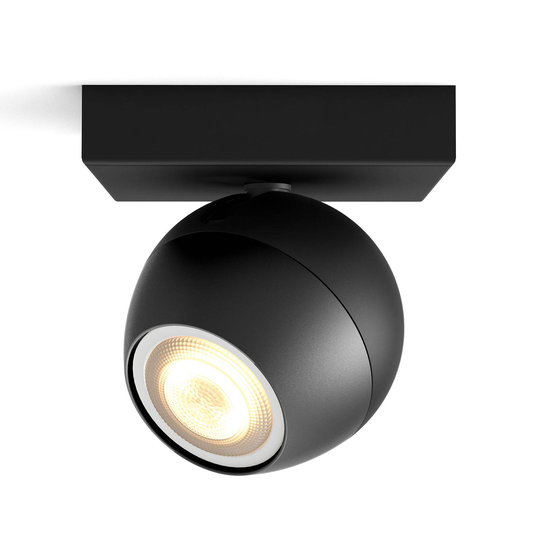 Philips Hue Buckram LED-Spot musta himmennin