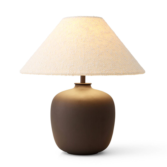Menu Torso -LED-pöytälamppu ruskea/valkoinen, 37cm