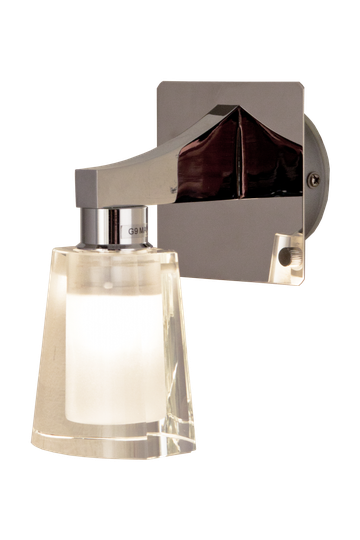 ELICONA wall lamp bathroom, chrome (Kromi)