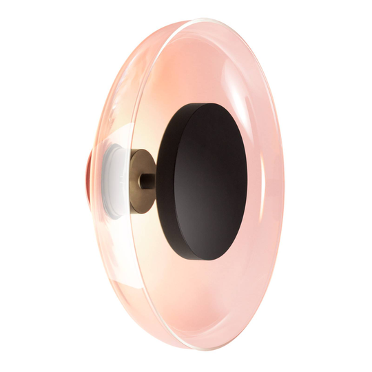 MARSET Aura -LED-seinävalo Ø 25 cm, kupari