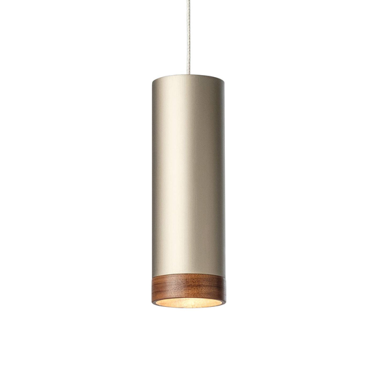 LED-riippuvalaisin PHEB, hopea-pronssi/pähkinäpuu