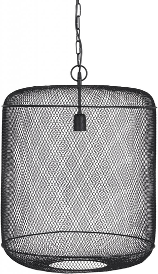 Grid ceiling light 52cm (musta)