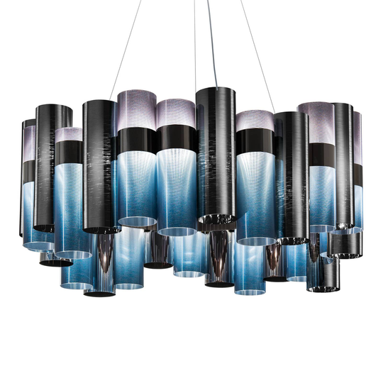 Slamp La Lollo L -LED-riippuvalo Ø80cm, gradientti