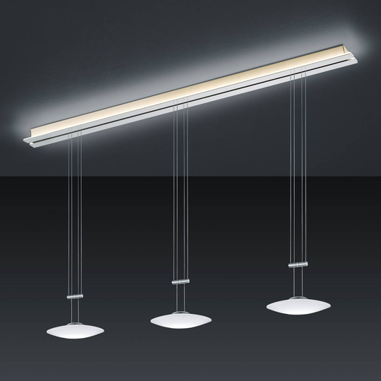 BANKAMP Strada Orbit riippuvalaisin 3-lamp. 155cm
