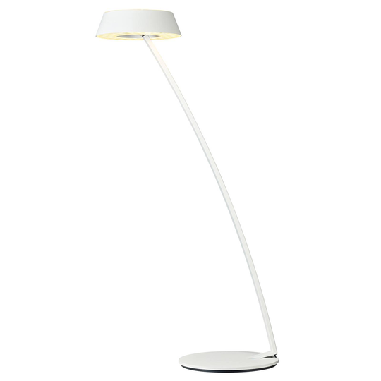 OLIGO Glance LED-pöytälamppu, kaareva, valkoinen