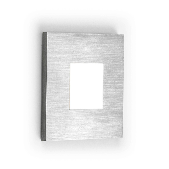 EVN LQ230 -LED-seinäuppovalaisin, teräs