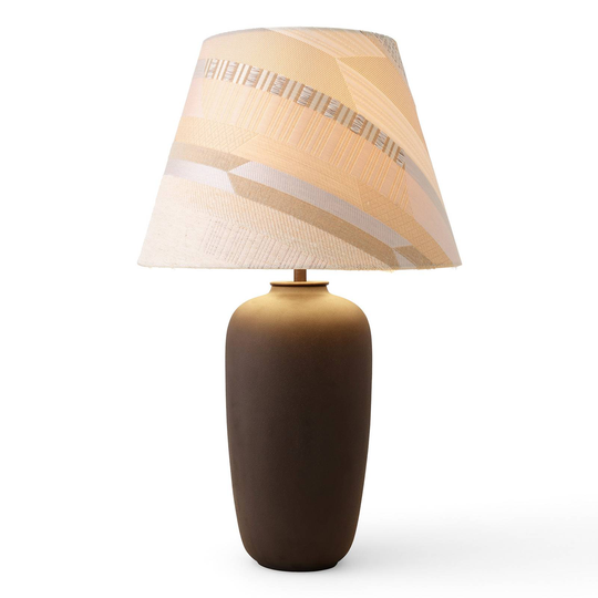 Menu Torso -LED-pöytälamppu ruskea/kerma, 57 cm