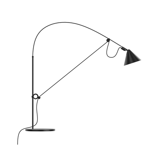 midgard AYNO -pöytälamppu 76cm musta/musta 2 700 K