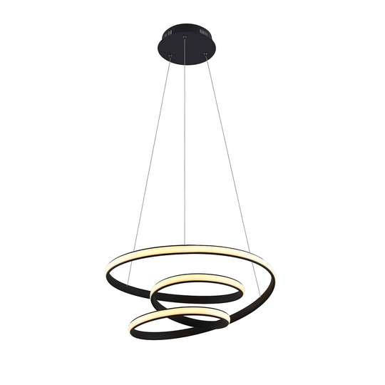 Lucande Sakina -LED-riippuvalaisin, Ø 58 cm