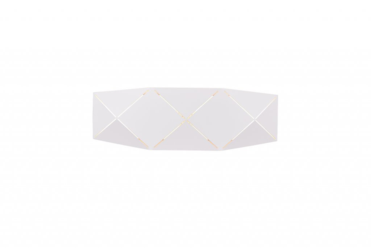 Zandor LED wall light 40cm m-white