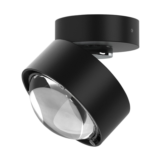 Puk Mini Move LED, kirkas linssi, mattamusta/kromi