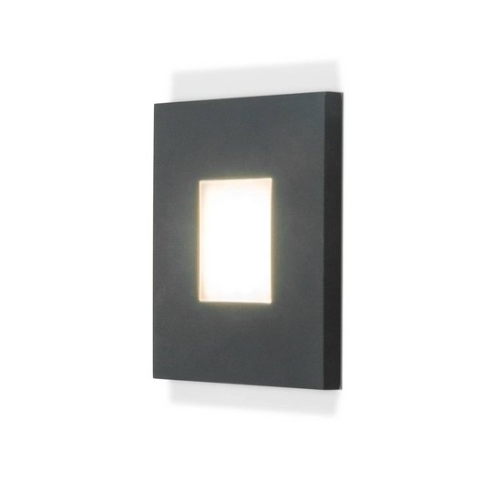EVN LQ230 -LED-seinäuppovalaisin, antrasiitti