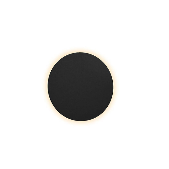 LEDWORKS Sono-LED Round Wall 1 seinä Ø 70cm musta