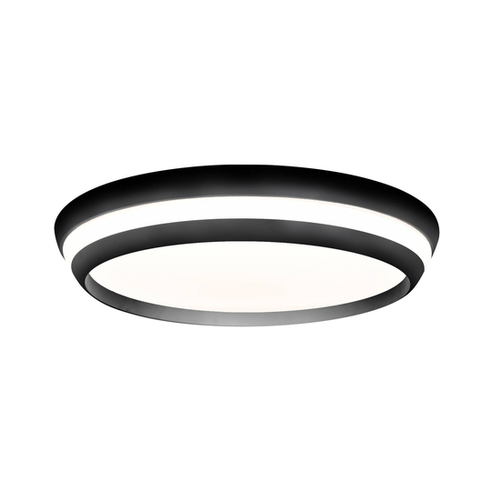Cepa-LED-kattovalaisin, RGBW CCT, musta Ø 45 cm