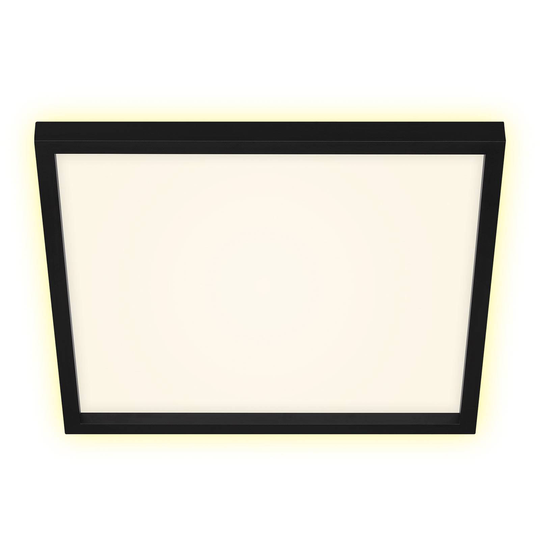LED-kattovalaisin 7364, 42 x 42 cm, musta